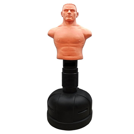 Free Standing 5-6ft Adjustable Half Body Silicone Bob Dummy Martial Arts Boxing